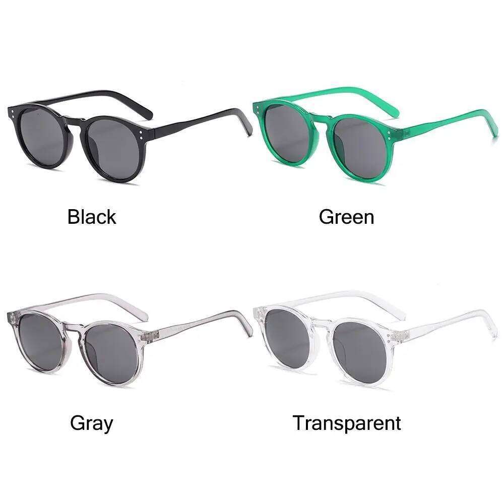 Vintage Small Sunglasses for Women Trendy Round Frame Sun Glasses Retro Shades Travel Beach UV400 Protection Eyewear Y260207