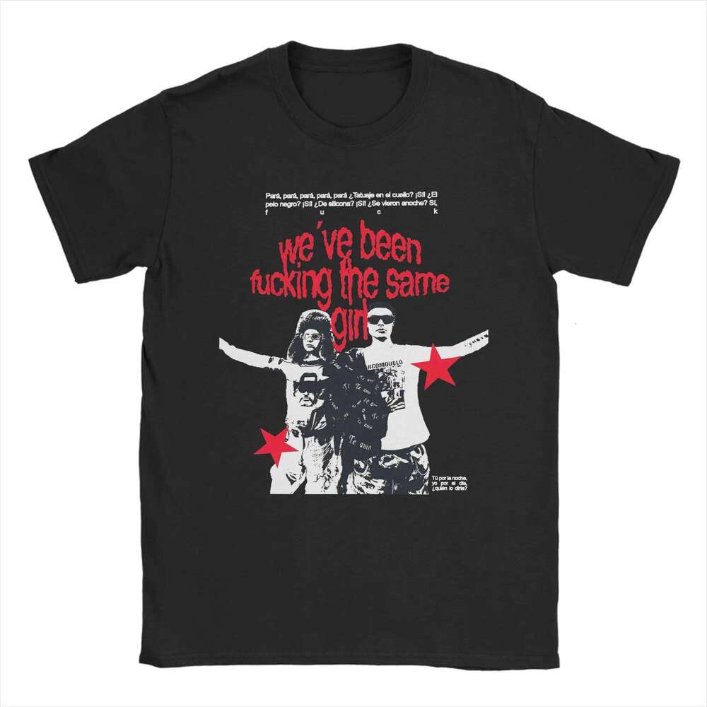 CA7RIEL & Paco Amoroso Papota Tour T Shirts Men's Pure Cotton Unique T-Shirt Crewneck Tees Short Sleeve Tops Graphic Printed C260207