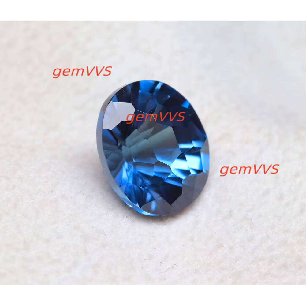 Lab Grown Gemstone Well Polished Oval Shape Alexandrite Faceted Cut Synthetic Color Change Stone Gift For Her