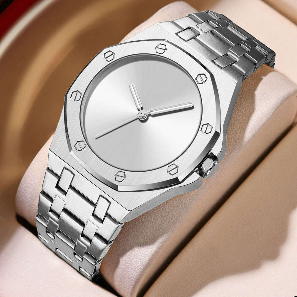 Free Shipping Minimalist Smooth Surface Eight-Sided Waterproof watch