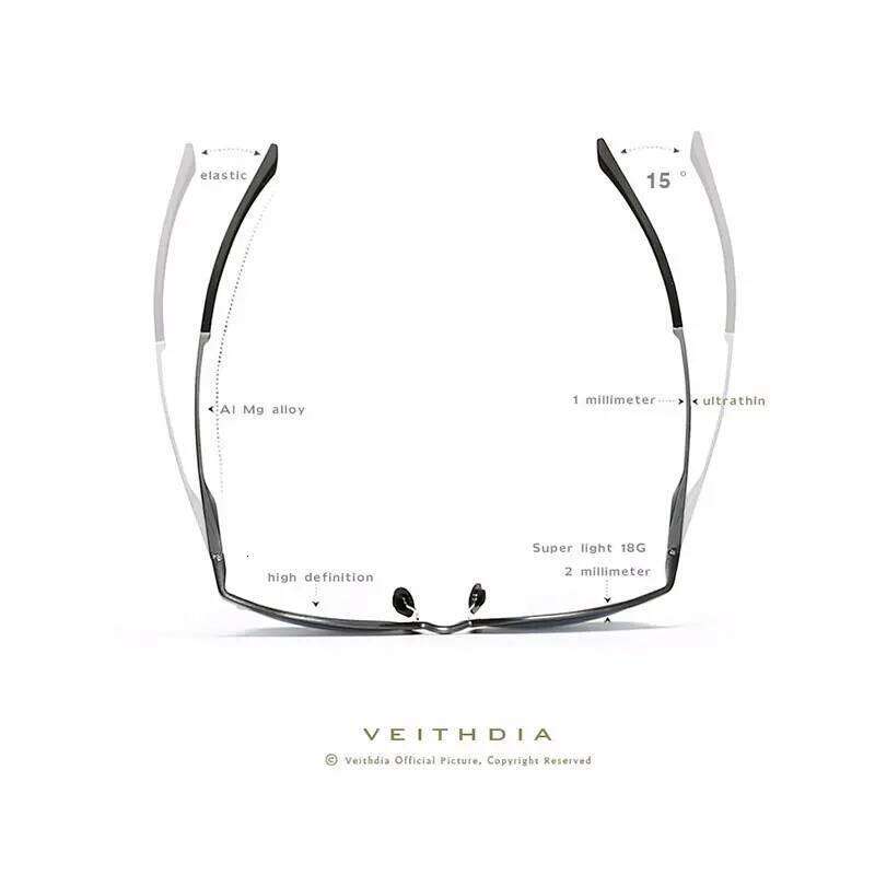 VEITHDIA Sunglasses Men Fashion Vintage Retro Polarized UV400 Sports Women Outdoor Sun Glasses Eyewear For Male/Female 6625 Y260207