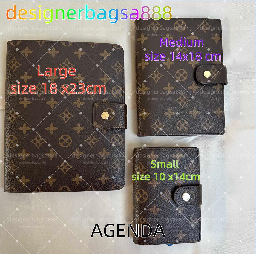 2026 Large DESK AGENDA COVER Memo Planner Designer Men Women Notebook Diary Agendas Protective Case Card Passport Holder Wallet Desktop GM MM PM to choose from
