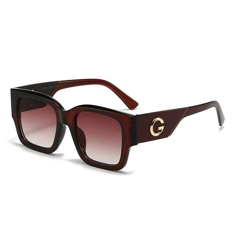 Luxury Brand G Fashion Sunglasses For Women And Men European and American Stylish Square Designer Glasses Unisex Eyewear UV400 Y260207