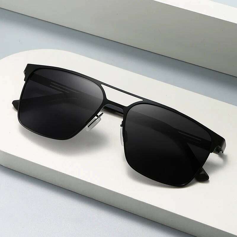 New Style Metal Polarized Fashionable Double Frame Sunglasses, Suitable For Driving And Sun Protection 5149 Y260207