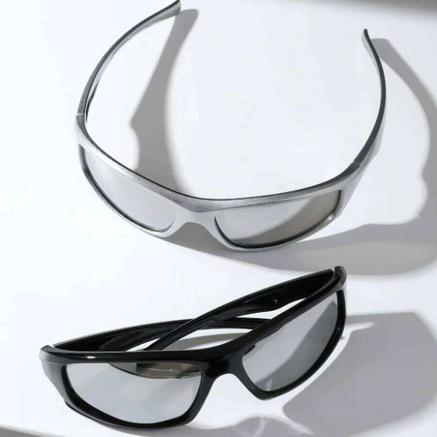 2PCS Square Frame Men's Sunglasses Combination Y2K Style Daily Street Summer Party Decoration Glasses Women Y260207