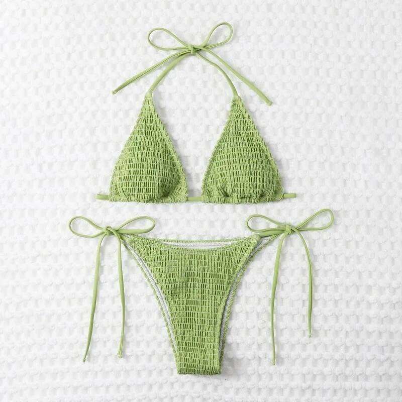 Hanging neck sexy bikini swimsuit C260207