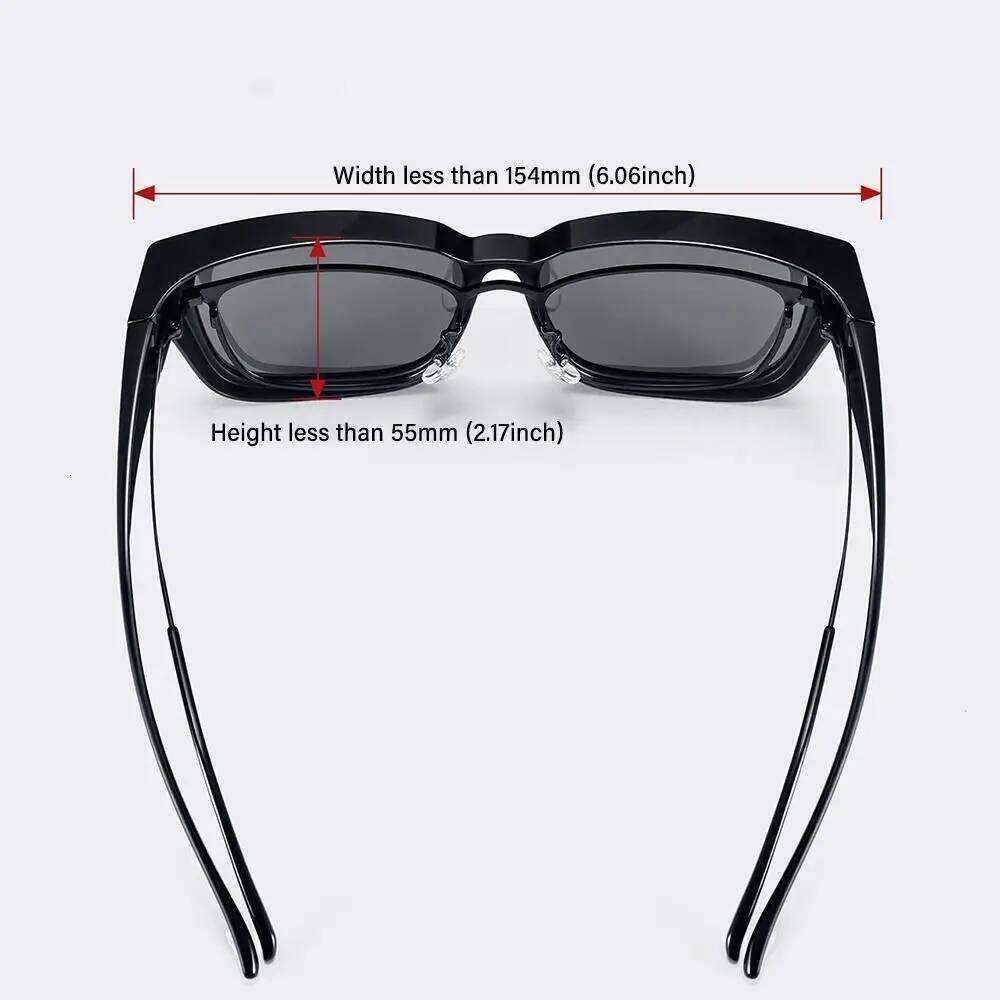 for Driving Riding That Can Be Worn over Other Polarized Fit Over Glasses Sunglasses Square Shades Wrap Around Y260207