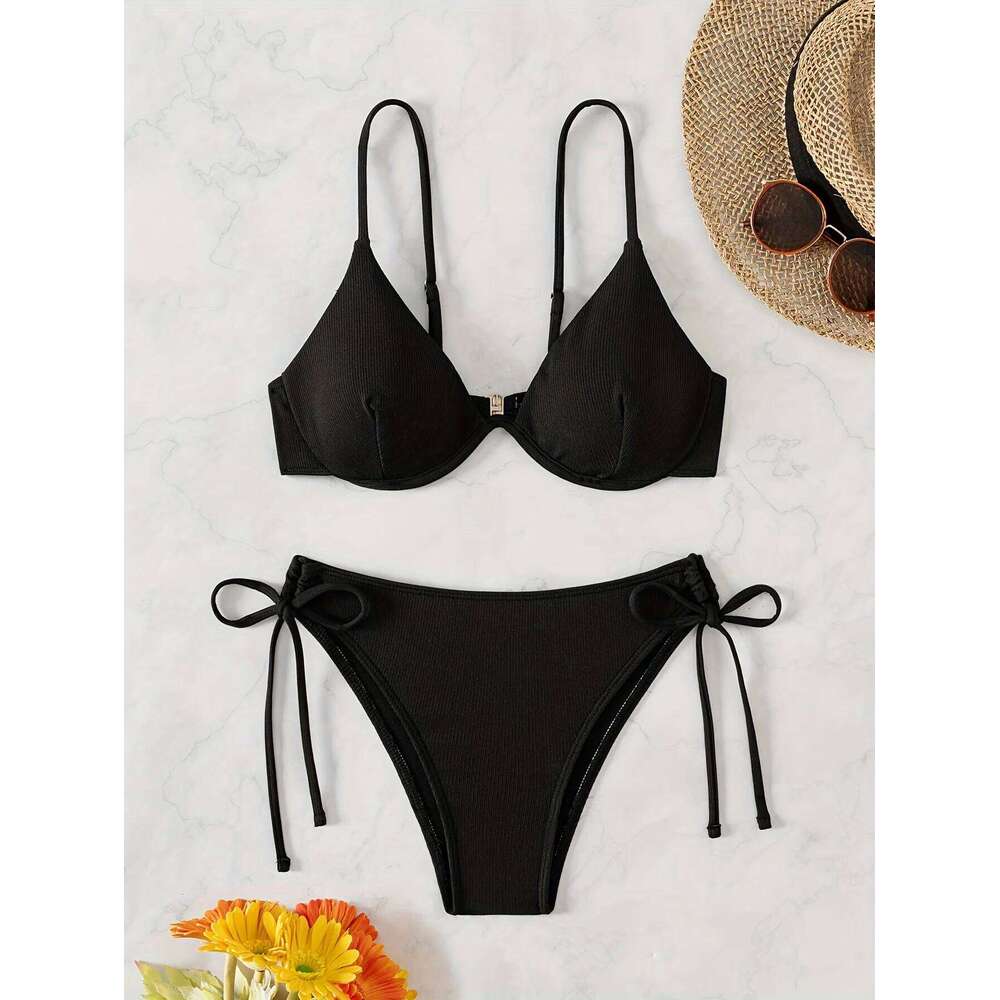 ZTVitality Solid Underwire Sexy Bikini 2025 New Arrival Biquini Padded Push Up Bandage Swimsuit Women Swimwear Summer Beachwear C260207