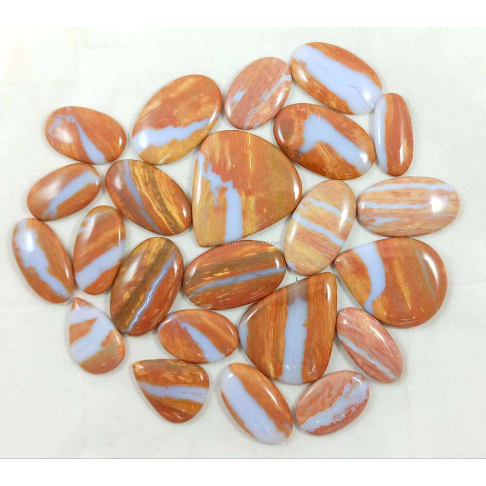 Natural Brown Opal Wood Jasper Cabochon Loose Gemstone Lot With Mixed Shape Sizes For Jewelry Making Pear Moonstone Crystals