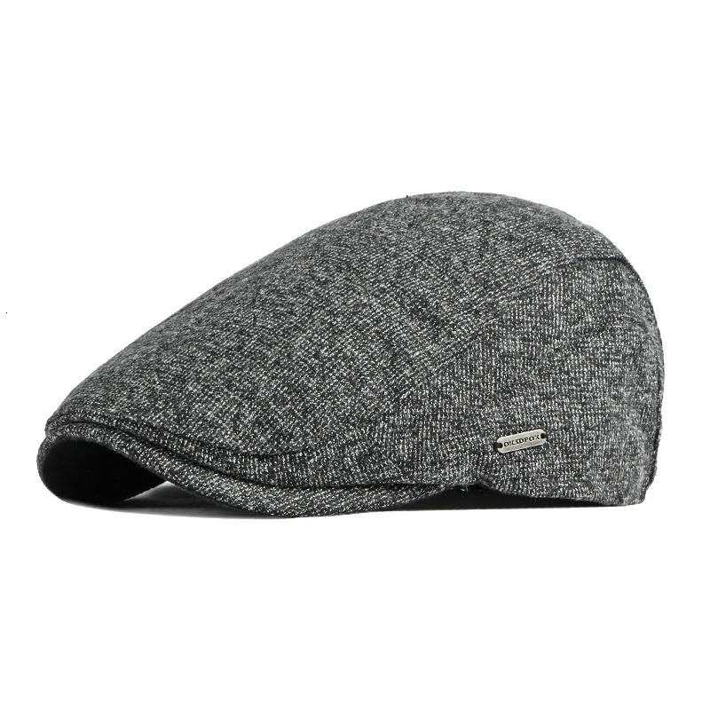 Autumn Winter Herringbone Duckbill Hat Flat ed Beret Hat Men Women Retro sboy Ivy Cap Painter Gatsby Driving Cabbie Cap 260205