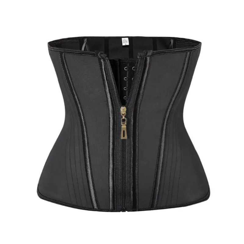 Fajas Colombianas Latex Waist Trainer Double Compression BBL Shaper Tummy Control Slimming Sheath Flat Belly 13 Steel Bones Belt 260207