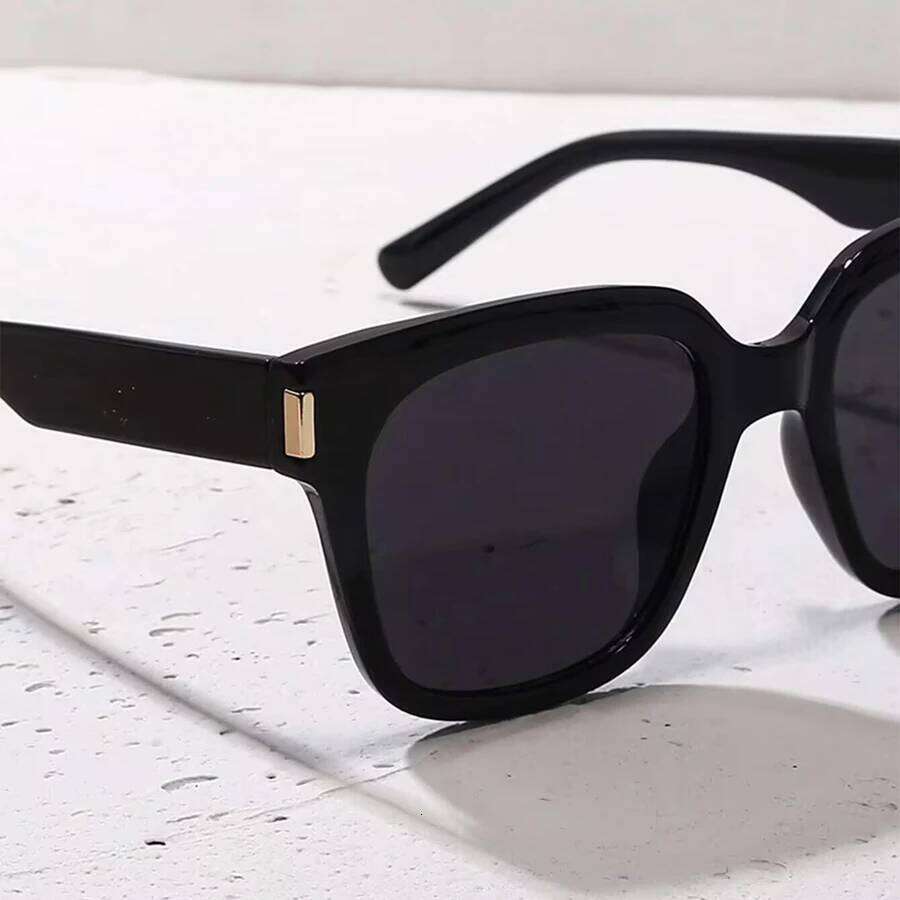 Big Square Frame Sunglasses UV400 Summer Fashion Vintage Ladies Glasses Outdoor Travel Beach Sun Shade Eyewear Y260207