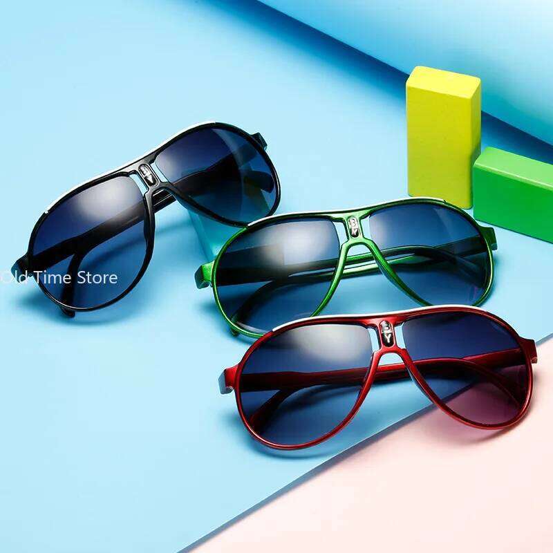 Fashion Kids Sunglasses Summer Sunshade Colorful Frame Girls Boys Glasses for Children UV400 Baby Mirror Sunglass Y260207