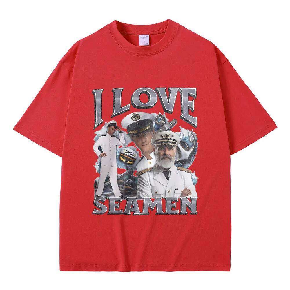 I Love Seamen Funny Offensive Sailor Tshirt T-shirt Casual Fashion T Shirts Unisex Vintage Tees Women Clothes C260207