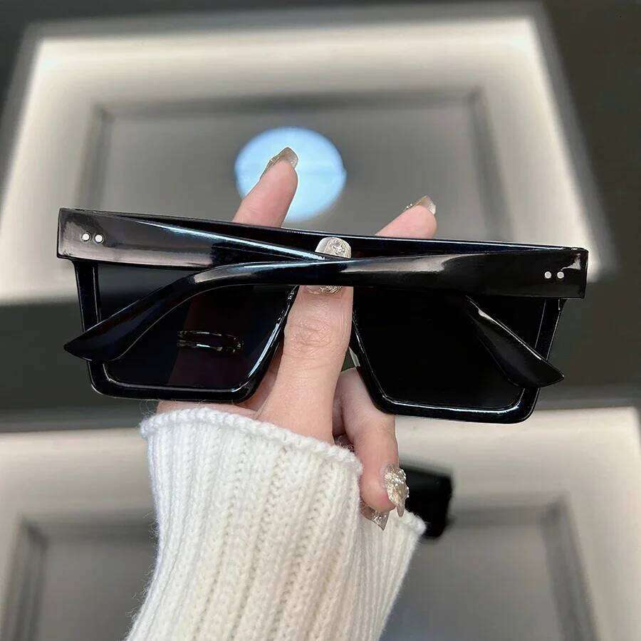 Fashion Vintage Square Sunglasses Women Men Brand Designer Retro Sun Glasses Female Male Frame Punk Mirror Oculos De Sol Y260207