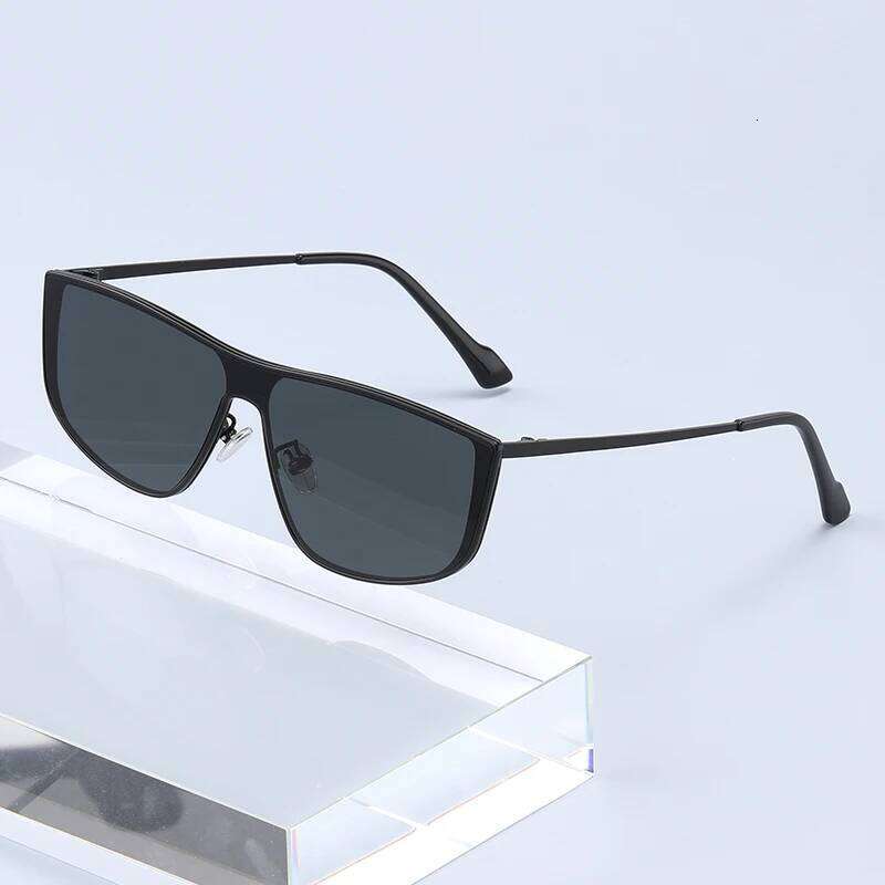 Metal Frame One-piece Fashionable High-end Sunglasses Square Round Faces For Women And Men 2507 Y260207