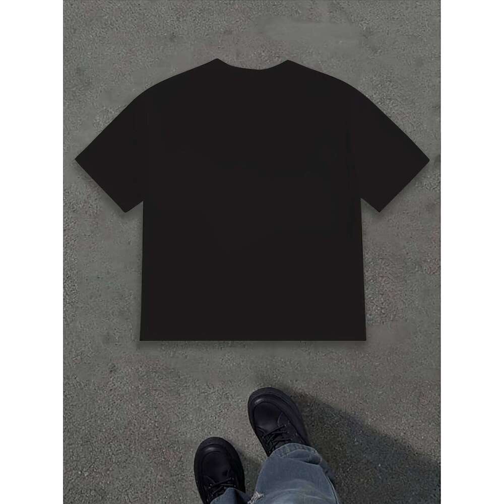 Men Summer Graphic Printed Short Sleeve T Shirt Casual Breathable Daily Outdoor Beach Streetwear Top C260207