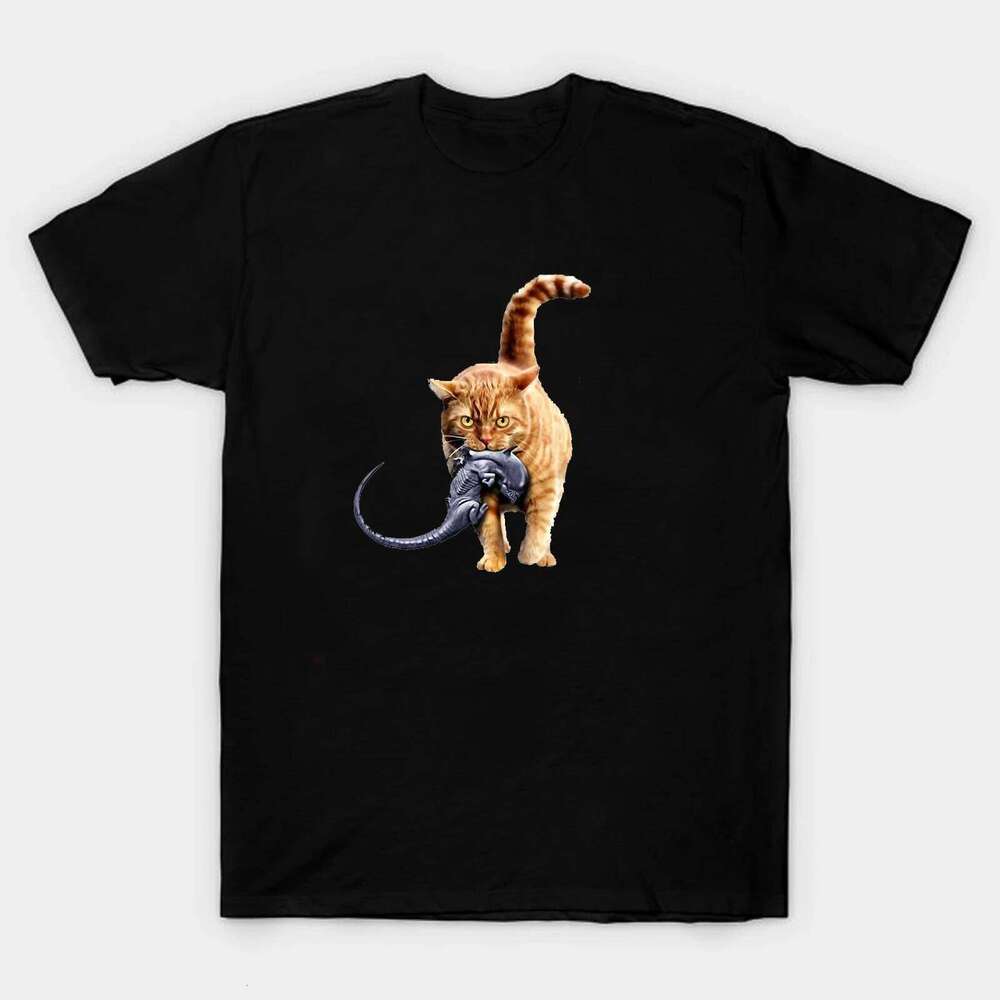 Uscss Nostromo Alien Jonesy the CAT Short Sleeve Top casual shirt C260207