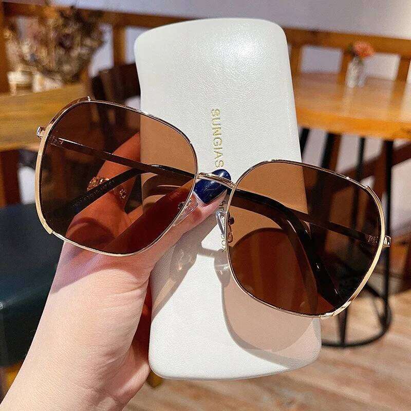 Women Oversized Polarized Fashion Gradient Shade Uv400 Outdoor Sports Sunglasses Men Glasses Eyewear Y260207