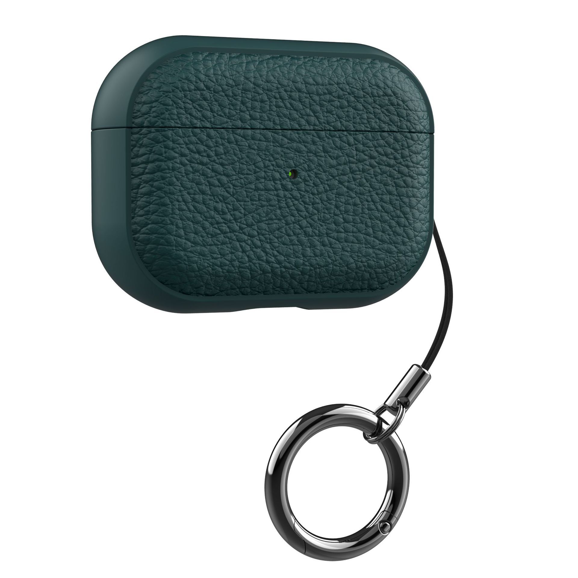 Simple lychee-pattern leather suitable for AirPods 4th 2nd 3rd generation, Pro 2, Apple Bluetooth earphone case