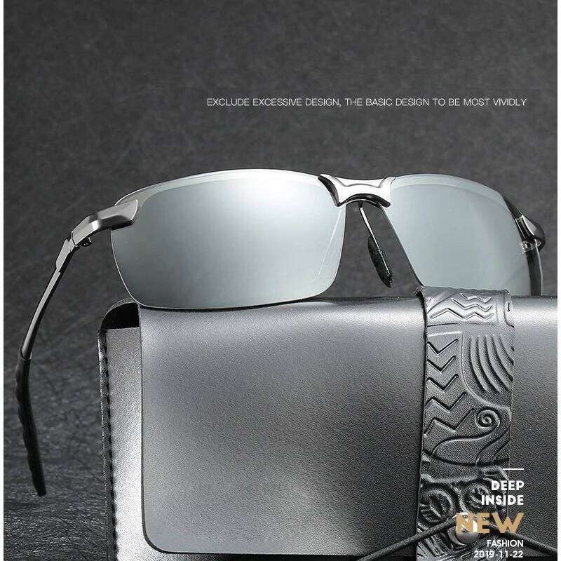 Photochromic Sunglasses Men Polarized Driving Chameleon Male Change Color Sun Glasses Day Night Vision Driver Eyewear Y260207