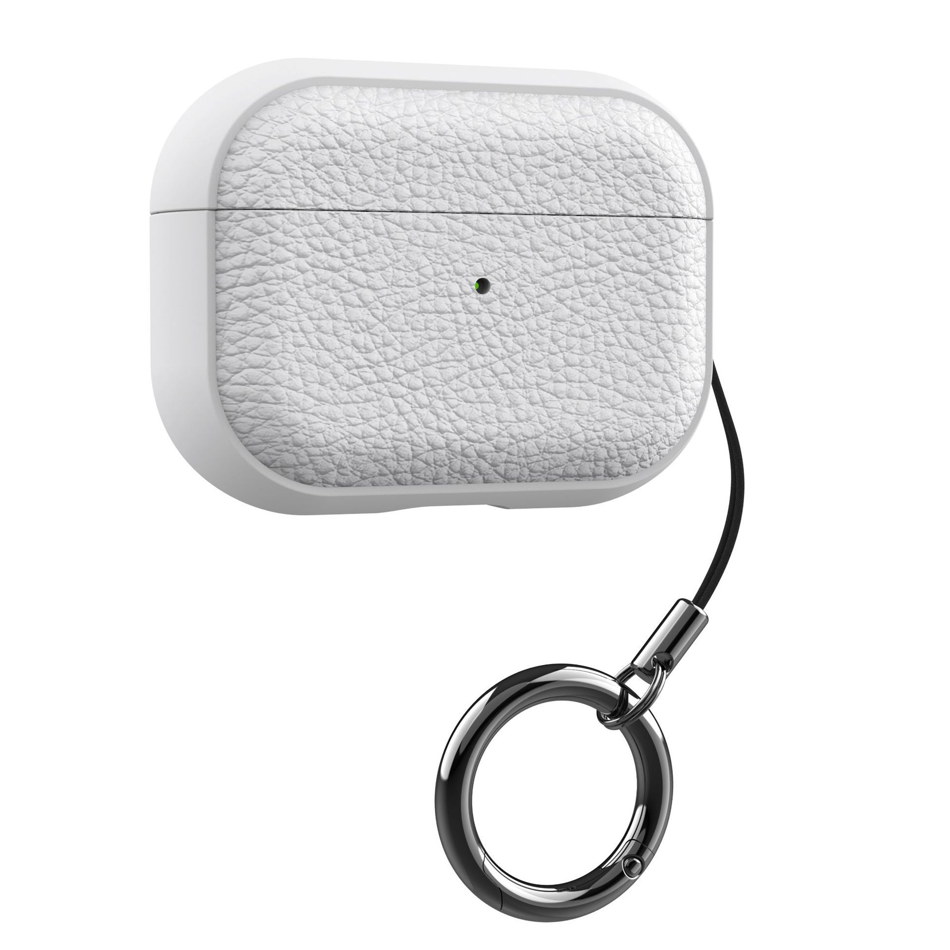 Simple lychee-pattern leather suitable for AirPods 4th 2nd 3rd generation, Pro 2, Apple Bluetooth earphone case