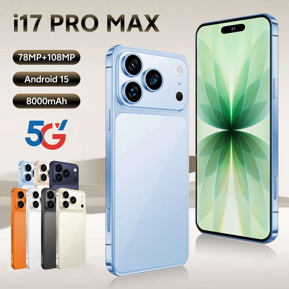 Famous brand hot cross-border i17 ProMax smartphone 7.3-inch 16+1T Android smartphone source factory price CKS