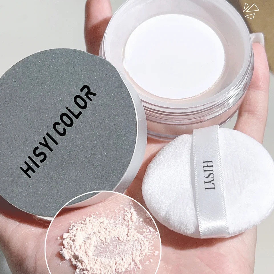 Waterproof and sweat-proof loose powder brightens complexion with highlighting and whitening effects matte finish 260126