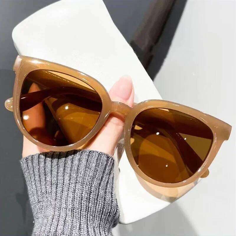 New Small Frame Circular Shape Sunglasses Women's Brand Designer Fashion Sun Glasses Women Travel Eyewear UV400 Oculos De Sol Y260207