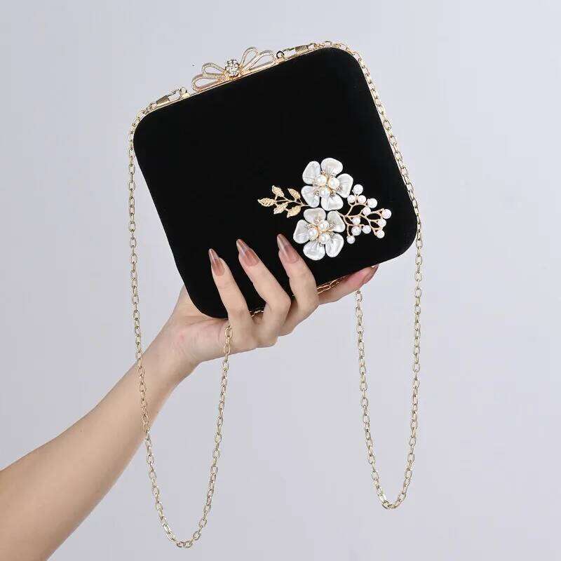Chinese Style New Elegant Purse for Women Luxury Chain Wedding Banquet Evening Clutch Bag Bridal Party Handbag
