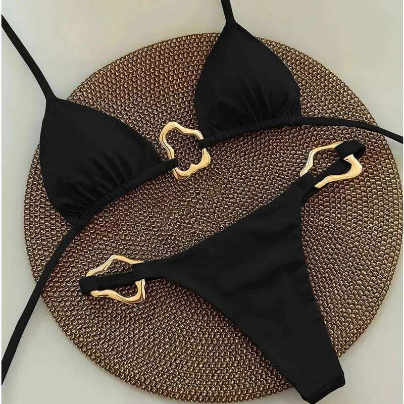 Sexy White Bikinis Women's Swimwear Female Swimsuit For Swimming Wear Bathing Suits Brazilian Bikini Set Beachwear Pool Bather C260207
