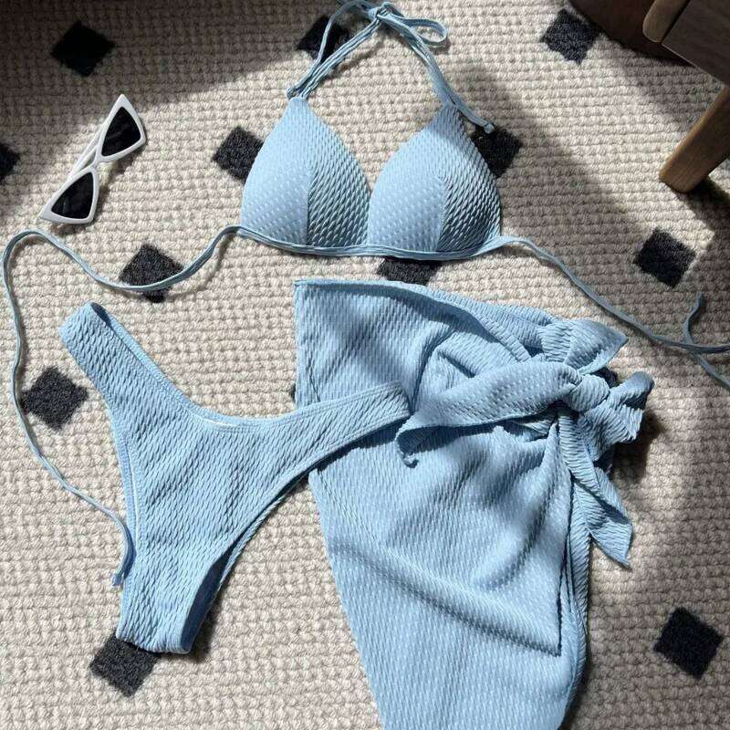 2025 Sexy Bikinis Female Swimsuits Women's Three-Piece Swimwear Beach Swim Wear Bathing Suits Brazilian Bikini Set Pool Bather C260207
