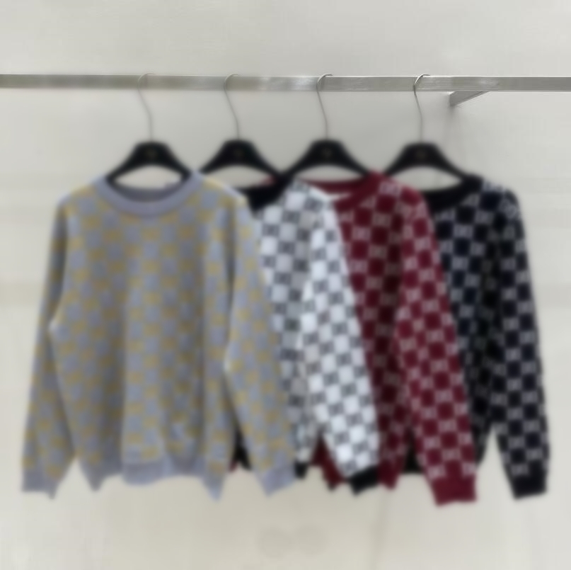 New Women's Sweaters Spring Autumn Luxury Loose Casual Pullover coat blue jumper Woman Designer Sweater S-XL