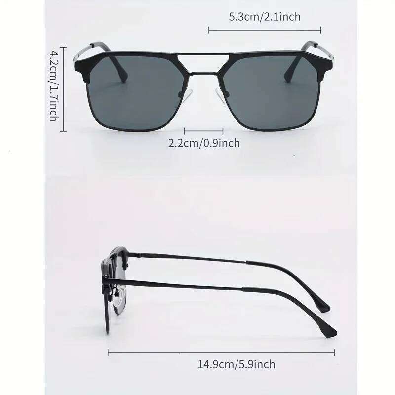 Men'S Stylish Geometric sunglasses Perfect for Street Style & Everyday Use Y260207