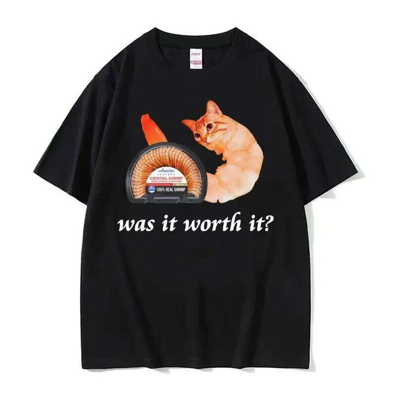 I Eat Cement Cursed Cat Funny Meme Shirt Women's Fashion Humor Short Sleeve T Shirts Male High Quality Cotton T-shirt Tops C260207