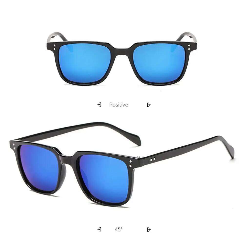 Hip Hop UV400 Vintage Square Men Shades Ladies Sunglasses Driver Eyewear Y260207