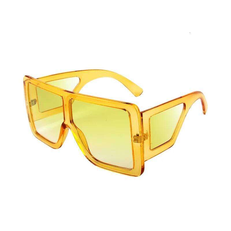 Fashion Pink Square Sunglasses Women Oversized Big Frame Sun Glasses Female Luxury Brand Designer Vintage Gradient Oculos Y260207