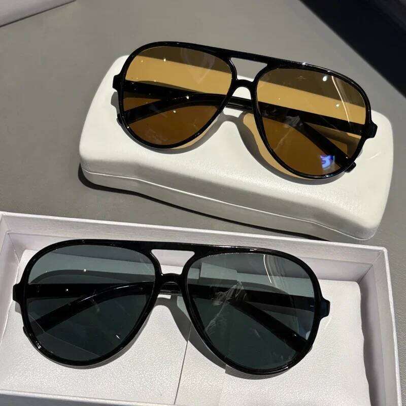 1/2PCS New Fashion Sunglasses for Women Men Pilot Round Eyewear Outdoor Driving Glasses UV Oculos De Sol Y260207