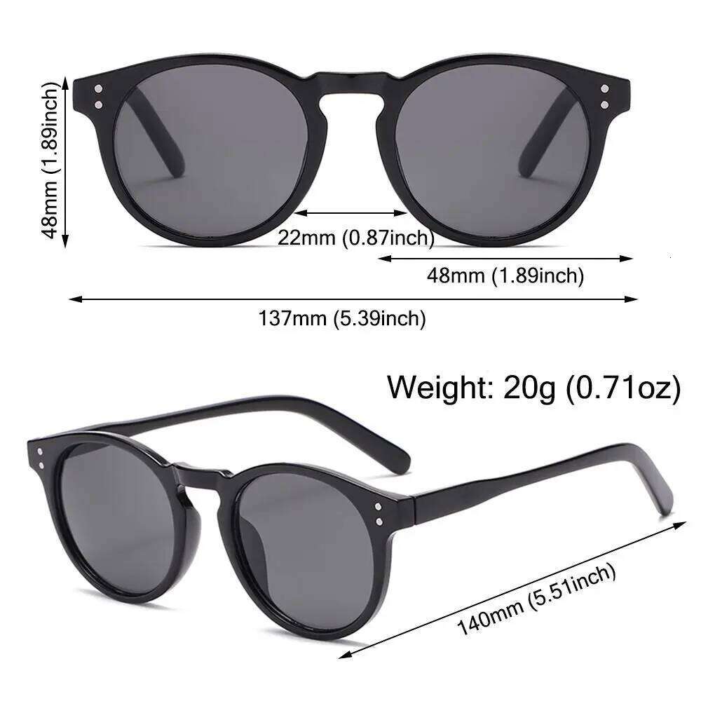 Vintage Small Sunglasses for Women Trendy Round Frame Sun Glasses Retro Shades Travel Beach UV400 Protection Eyewear Y260207