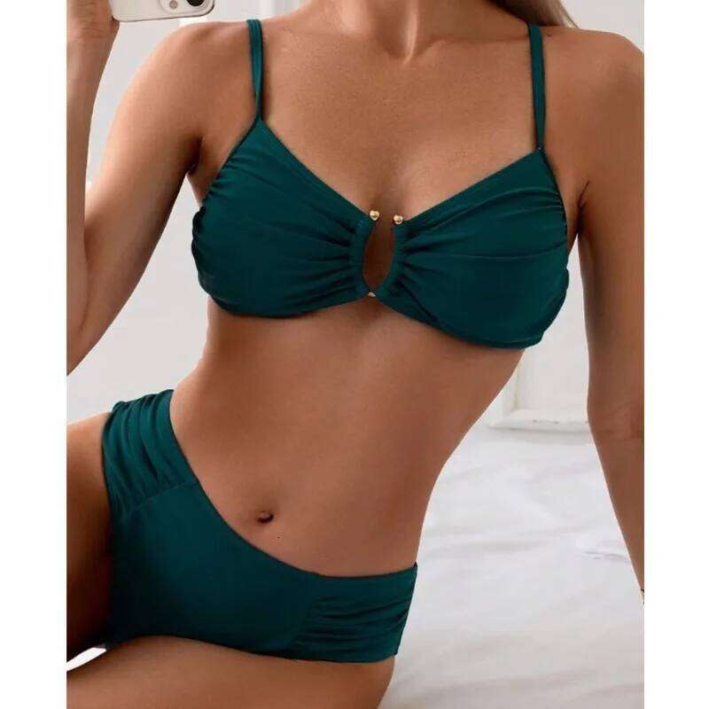 Sexy Bikinis 2025 Women Swimwear Push Up Female Swimsuit For Swim Wear Bathing Suits Brazilian Bikini Set Beachwear Pool Bather C260207