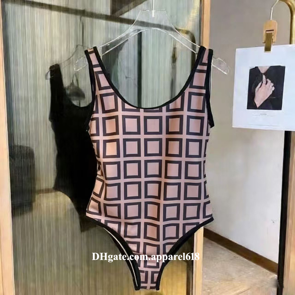 one piece swimsuit women designer bikini set maillot de bain fashion bathing suit letter print white black three-point lady summer beach swim wear clothes