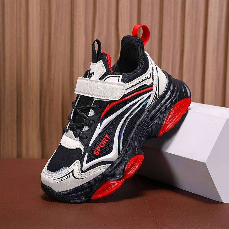 Tennis Shoes Summer New Trend Youth Sports Breathe Rebound Comfort Male Students Daily Leisure Sneakers for Kids H260207