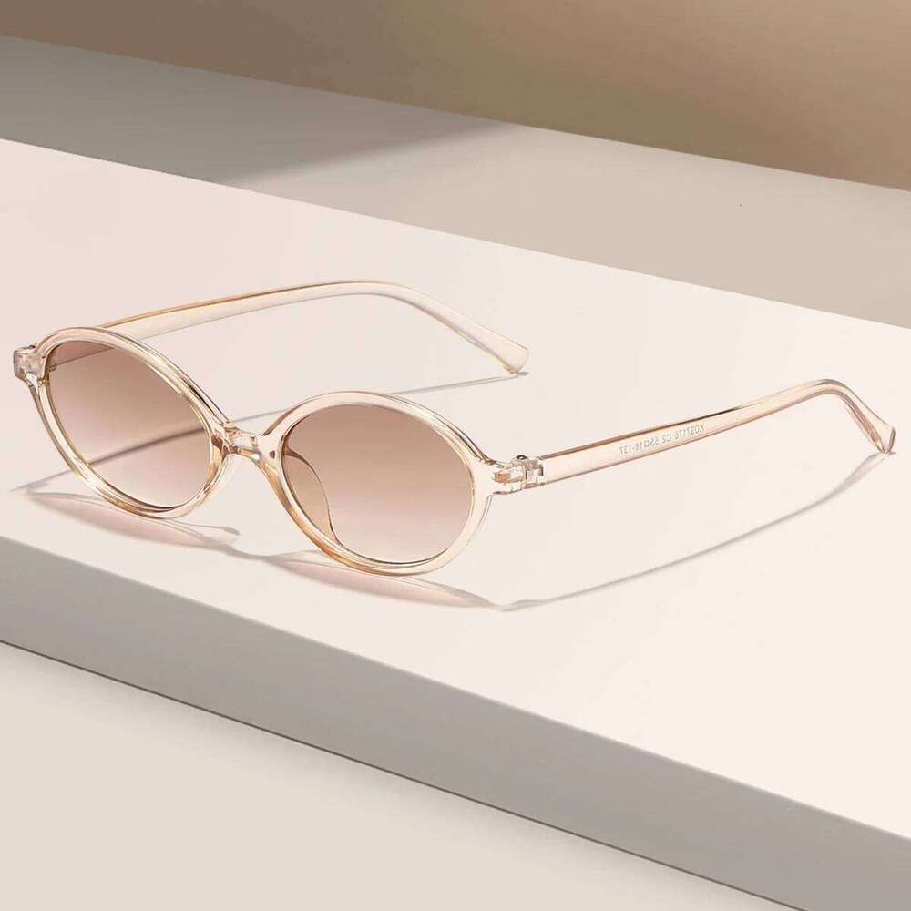 Sexy Small Oval Leopard Sunglasses Women Lovely Ins No Makeup Plain Frame Men Eyewear Cute Decorative Computer Glasses Y260207