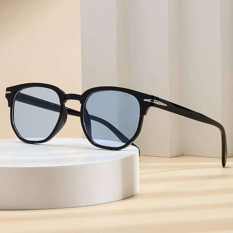 Retro Sunglasses Men Women Popular Square Oval Sun Glasses Ladies Black Eyeglasses Driver Goggles UV400 Mirror Y260207