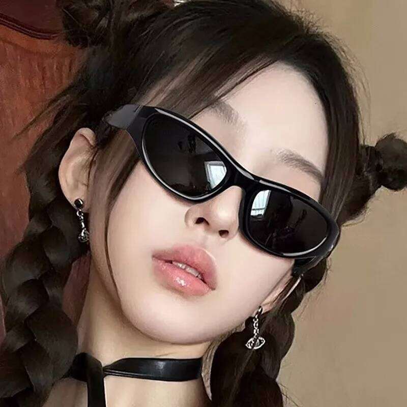 Y2k Punk Sports Sunglasses for Women Men Fashion Mirror Sun Glasses Shades UV400 Driving Outdoor Street Photo Goggle Eyewear Y260207