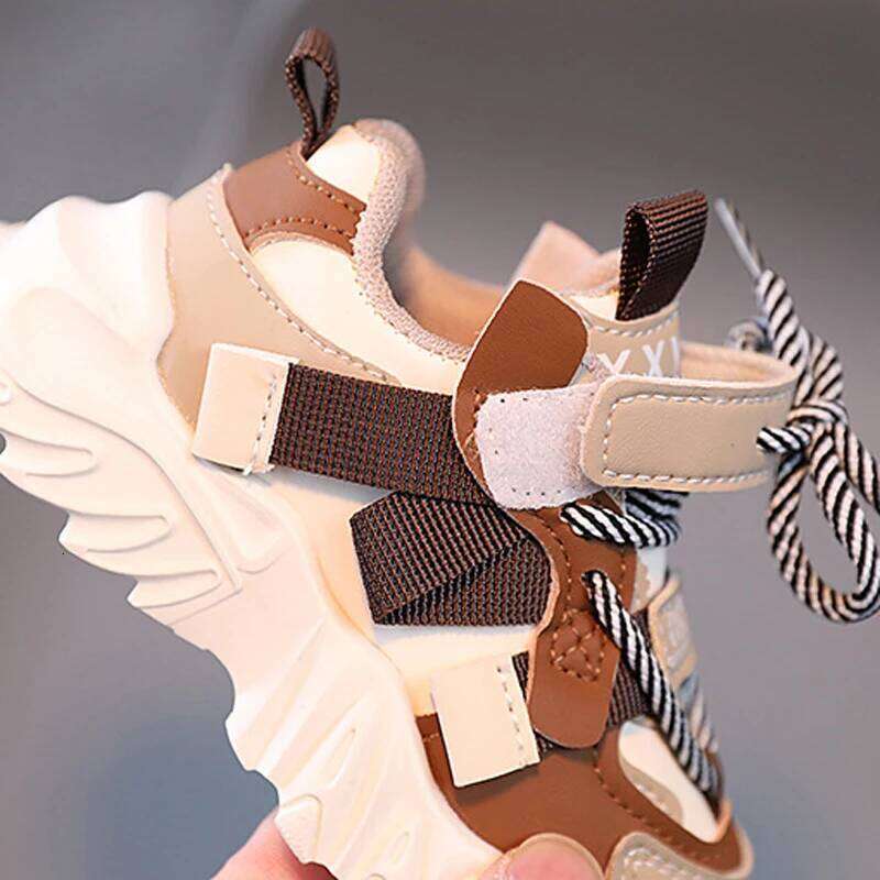 Autumn Children's Sneakers Boys New Fashion Design Breathable Sport Girls Non-slip Casual Student Shoes Toddler Shoe H260207