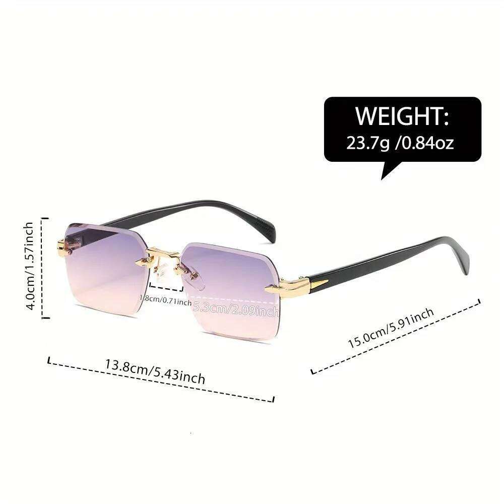 New Fashion Vintage Sunglasses Women Designer Retro Metal Rectangle Eyeglasses Male Popular Black Eyewear UV400 Glasses Y260207