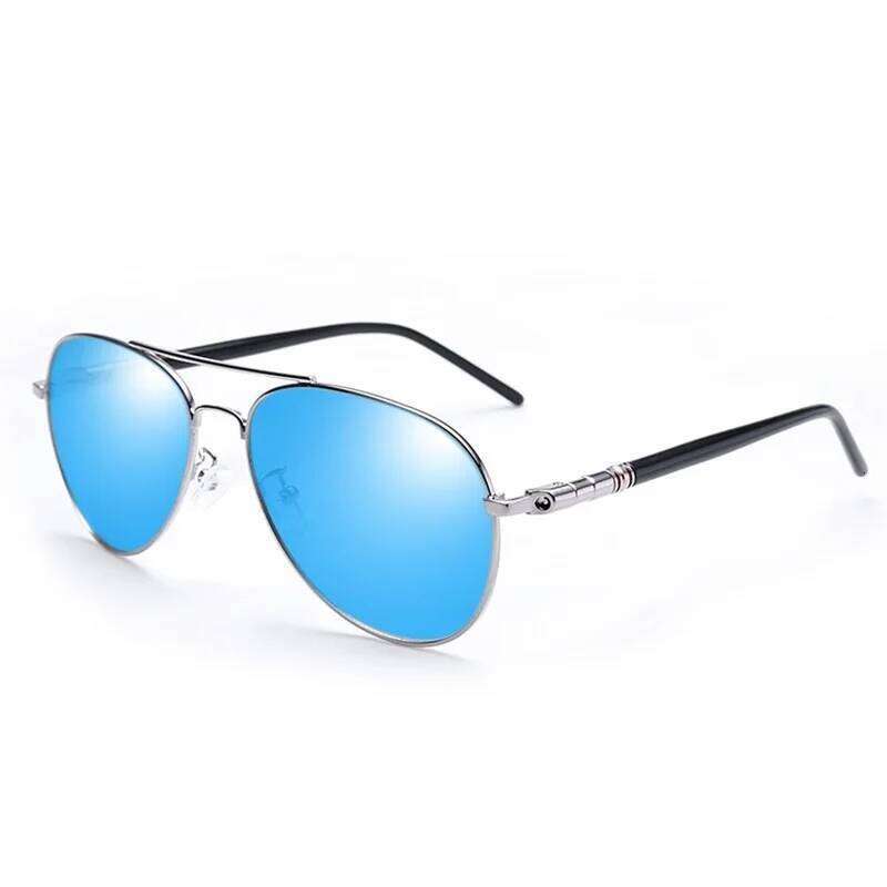 Men And Women Polarized Colored Reflective Glasses Driving Sunglasses Black Unisex Pilot Lenses Uv400 Y260207