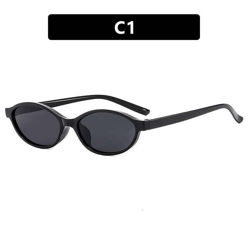 Kedun Fashion Oval Small Frame for Women 2024 New European and American Ins Street Style Sunglasses Trendy Personality Sun Glasses Y260207