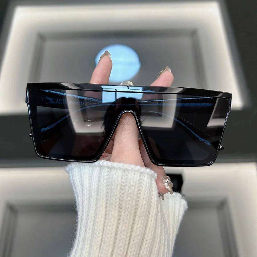 Fashion Vintage Square Sunglasses Women Men Brand Designer Retro Sun Glasses Female Male Frame Punk Mirror Oculos De Sol Y260207